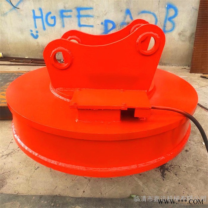 1200mm起重电磁铁 鑫运强磁电磁吸盘 挖机电磁铁图4