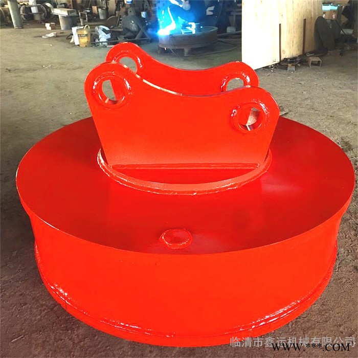 1200mm起重电磁铁 鑫运强磁电磁吸盘 挖机电磁铁图3