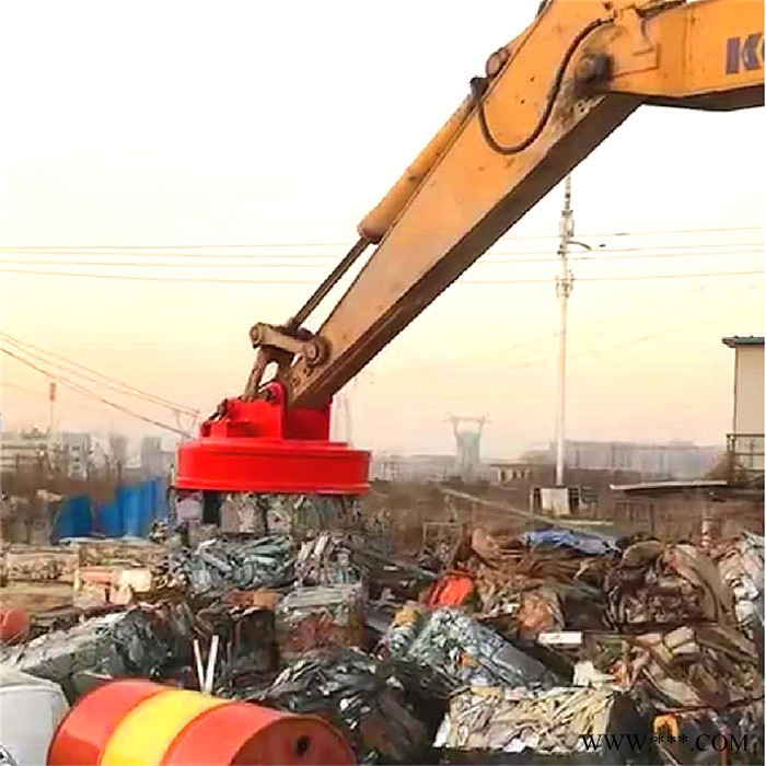 宿迁市 鑫运MW5起重电磁铁 铲车装载机用圆形起重电磁铁 生产销售图4