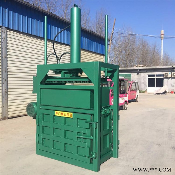 PVC塑料下角料压包机价格 40吨珍珠棉压块机 富兴直销废品立式打包机图8