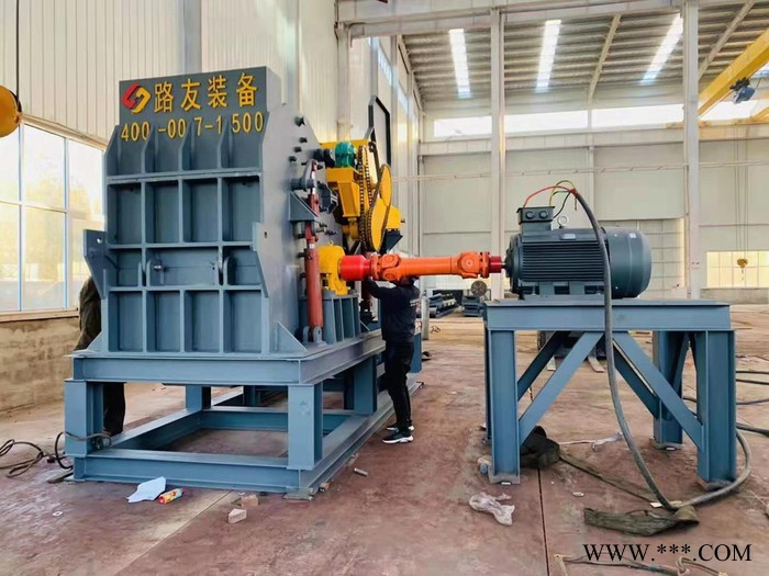 路友废铝打包机 废铁粉碎机供应图5