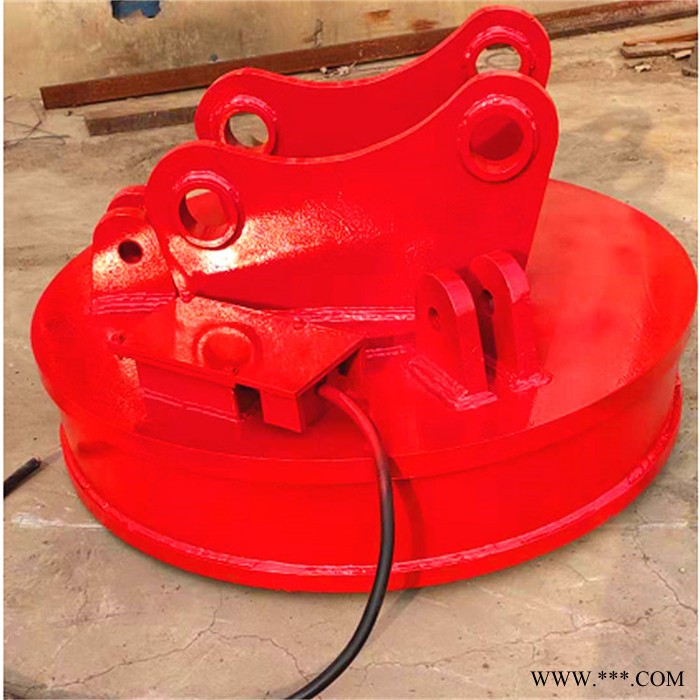 山东鑫运钢厂废钢类用电磁吸盘 MW5圆形起重电磁吸盘 液压电磁铁图5