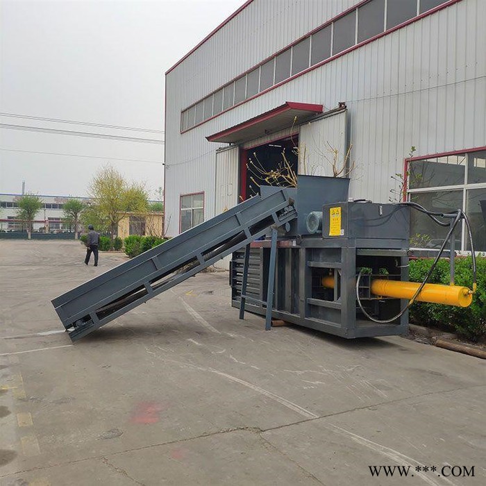 立式编织袋压缩打捆机 服装操作简单打包机 废铁桶挤压成扁机图5