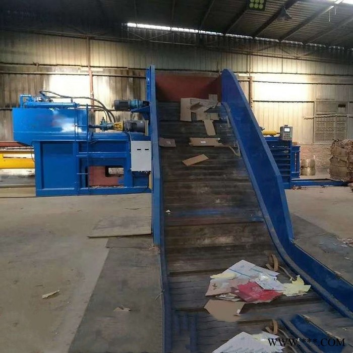 立式编织袋压缩打捆机 服装操作简单打包机 废铁桶挤压成扁机图6