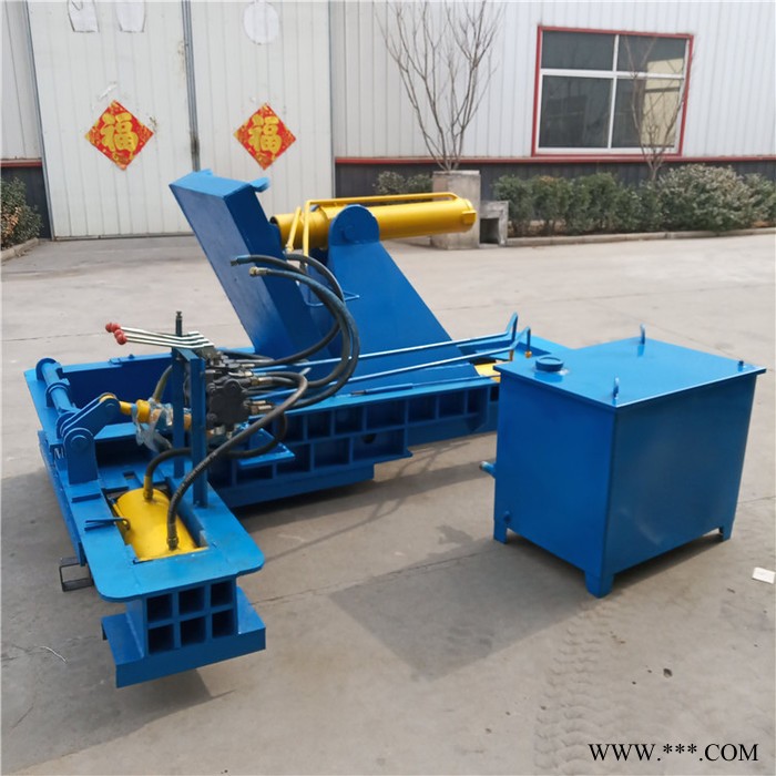 卧式液压金属废铁成型机 刨花压扁机 钢筋压块机 铁皮压块机图2