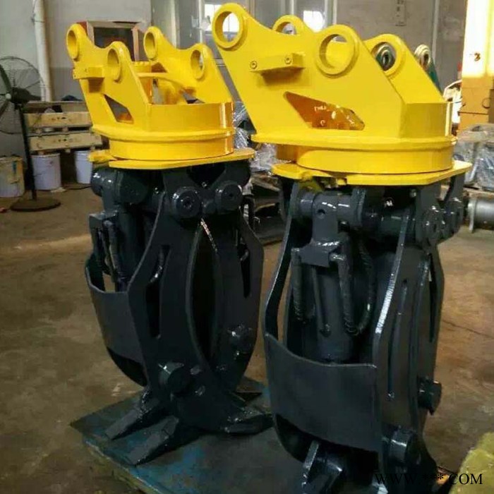 农田甘蔗用抓木器 挖掘机属具木头夹木器 360度抓木器 抓废铁抓钢神器图5