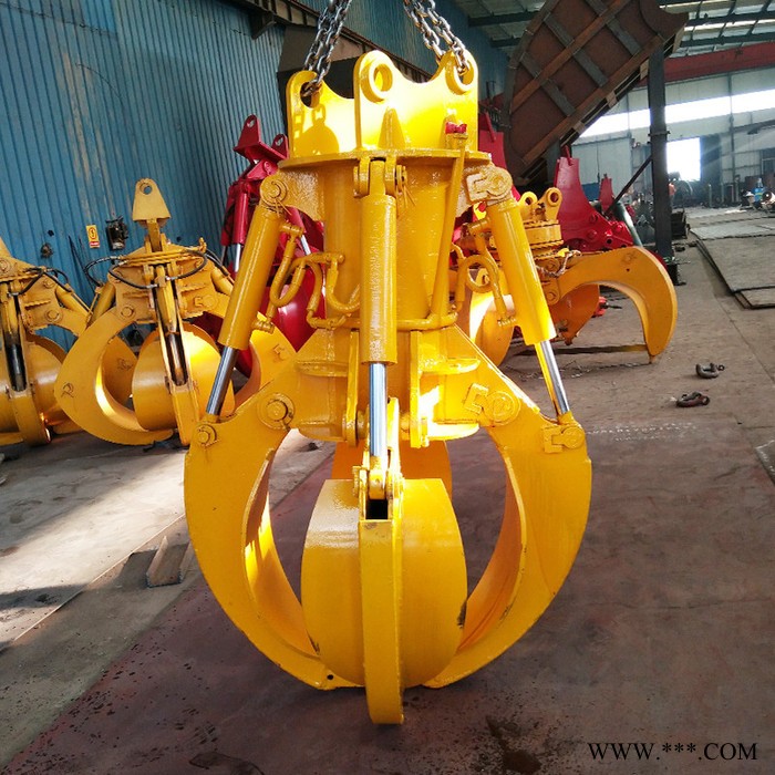 夹树用抓钢机报价  320挖机废铁抓子 一件起订 梅花抓钢机图4