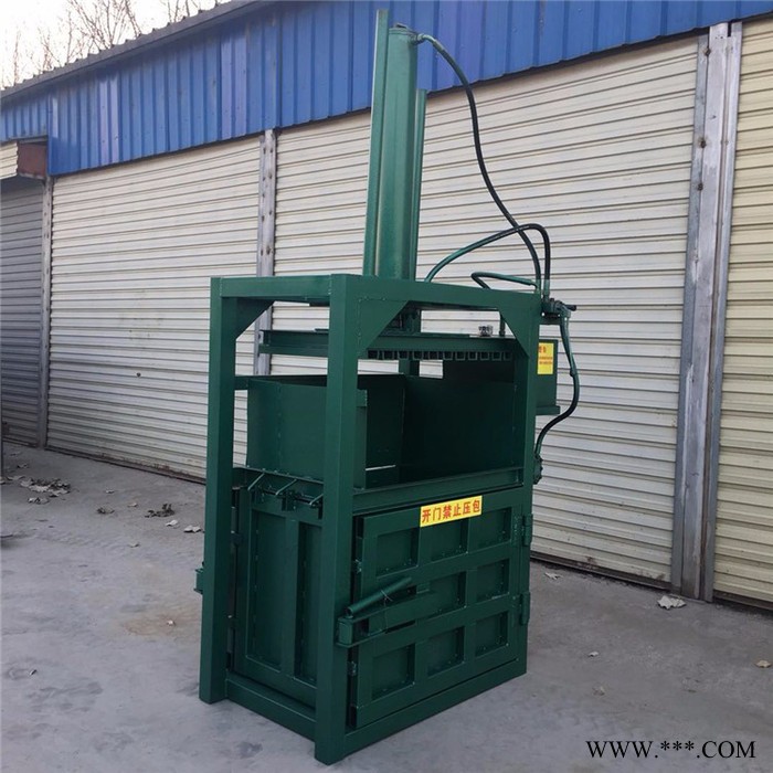 废铁围栏压扁机图片 硬质塑料打包机 皮革角料液压压包机视频图6