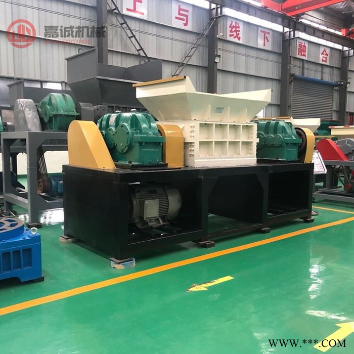 嘉诚金属双轴撕碎机 编织袋吨包撕碎机 塑料撕碎机废铁撕碎机图4