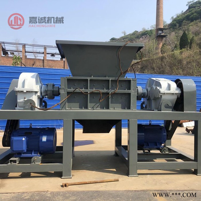 嘉诚直供 废铁撕碎机 双轴撕碎机 稻草捆包撕碎机图4