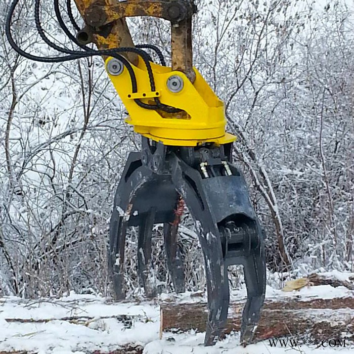 抓钢材抓木器 常用抓木器 耐磨材质抓木器抓石头抓木器 抓废料抓废铁抓木器图4