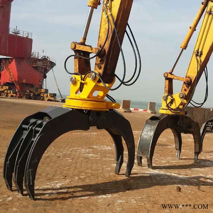 抓钢材抓木器 常用抓木器 耐磨材质抓木器抓石头抓木器 抓废料抓废铁抓木器图3