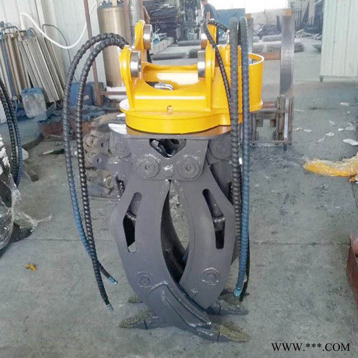 抓钢材抓木器 常用抓木器 耐磨材质抓木器抓石头抓木器 抓废料抓废铁抓木器图5