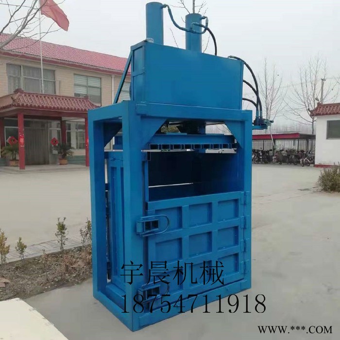 旧垃圾打包机 废铁片打包机 半自动立式液压打包机图5