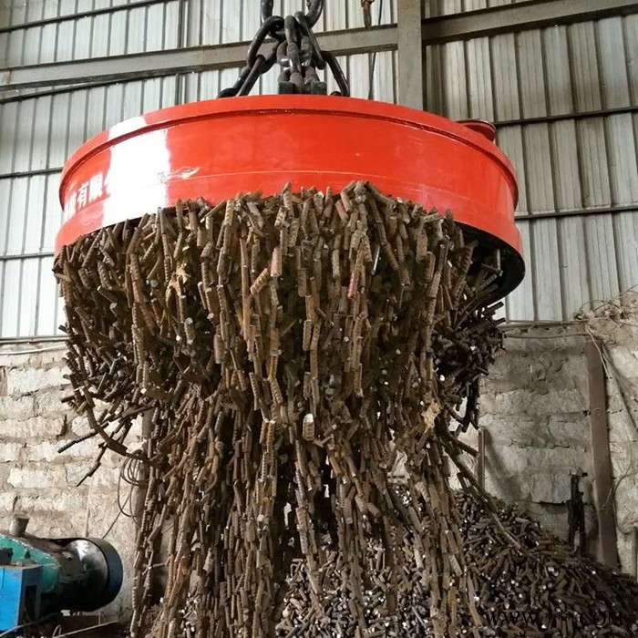 山东鲁磁 起重电磁铁   电磁铁标准起重  废钢电磁吸盘  吸盘电磁铁厂家图7