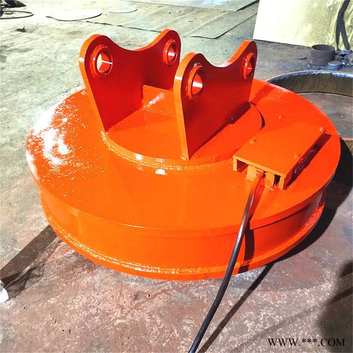 山东1.8米电磁吸盘 废钢圆形电磁铁铁块起重电磁铁吸盘生产图6