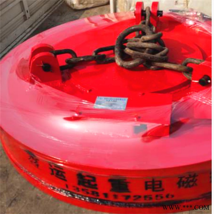 山东1.8米电磁吸盘 废钢圆形电磁铁铁块起重电磁铁吸盘生产图3