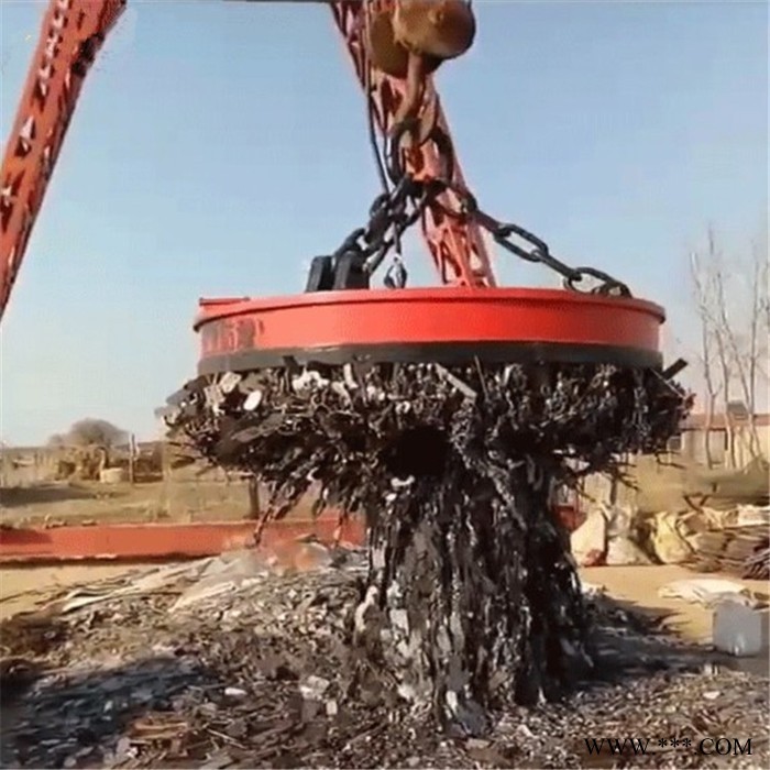 睿迪电磁吸盘起重电磁吸盘废钢废铁起重圆形电磁吸盘图7
