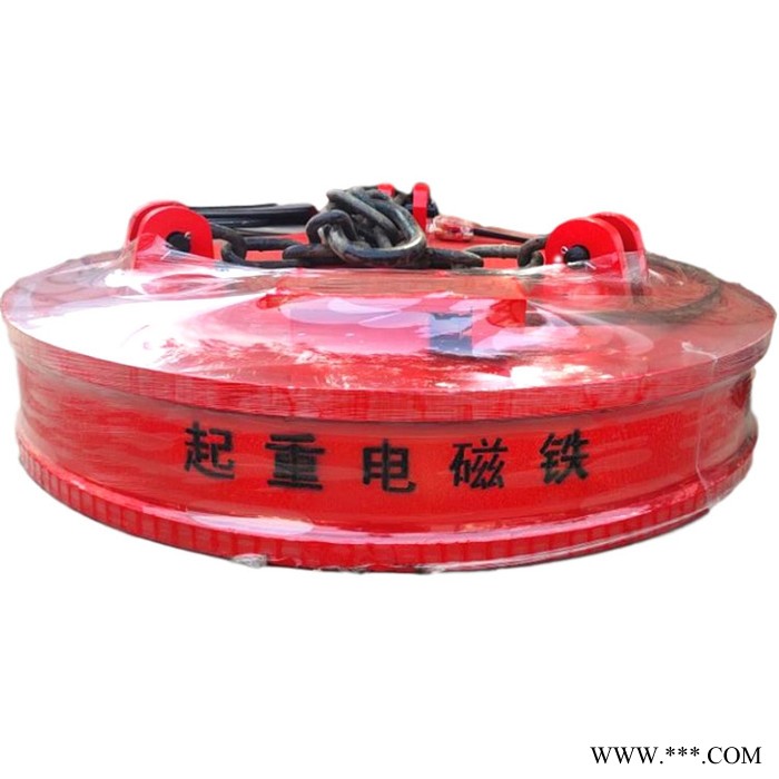 大庆废钢起重电磁铁厂商 鑫运 1.1米电磁铁吸盘起重厂商图6