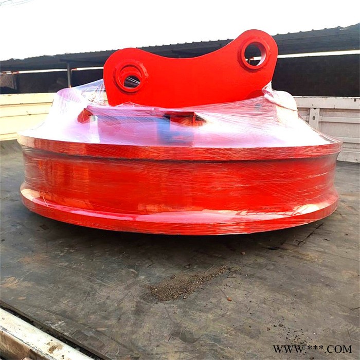 勾机铲车自发电直径1米电磁铁吸盘 MW5-100L系列起重电磁铁 鑫运图2