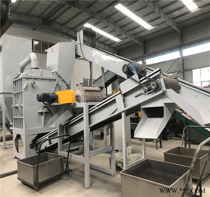 小型金属废铁破碎生产线 新型金属垃圾破碎机 铁刨花单轴撕碎机-瑞赛克图2