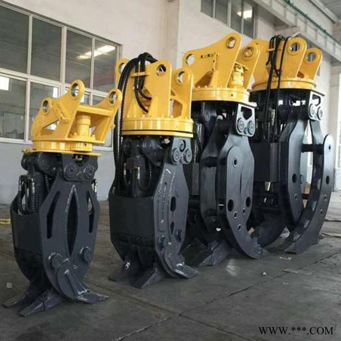 价格优惠液压抓钢机 挖掘机用5爪抓木器 360度旋转双缸抓木器 废铁抓图4