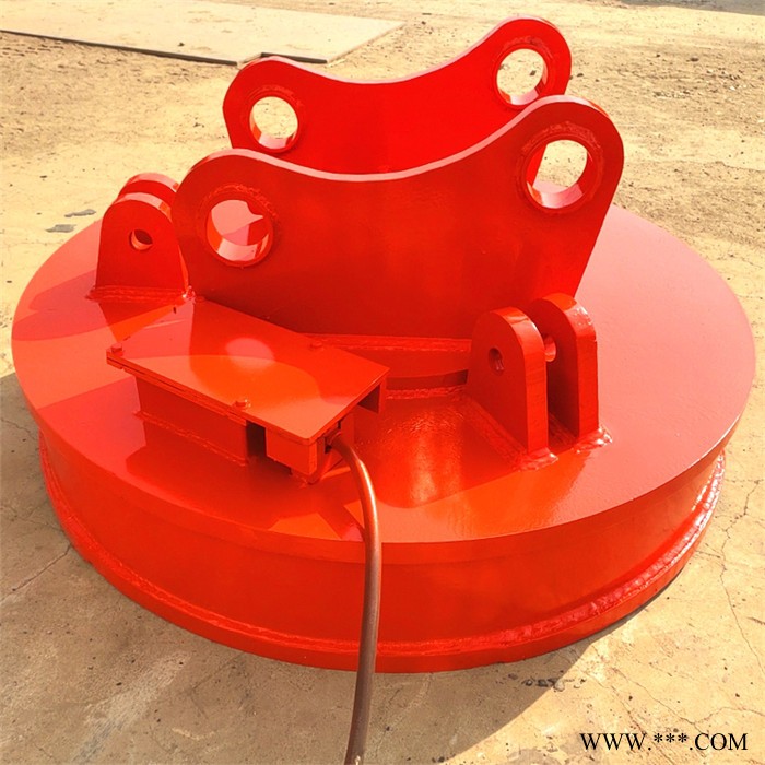 青海吸钢板用起重电磁铁 性能稳定 1米5圆形废钢起重电磁铁生产厂家图3