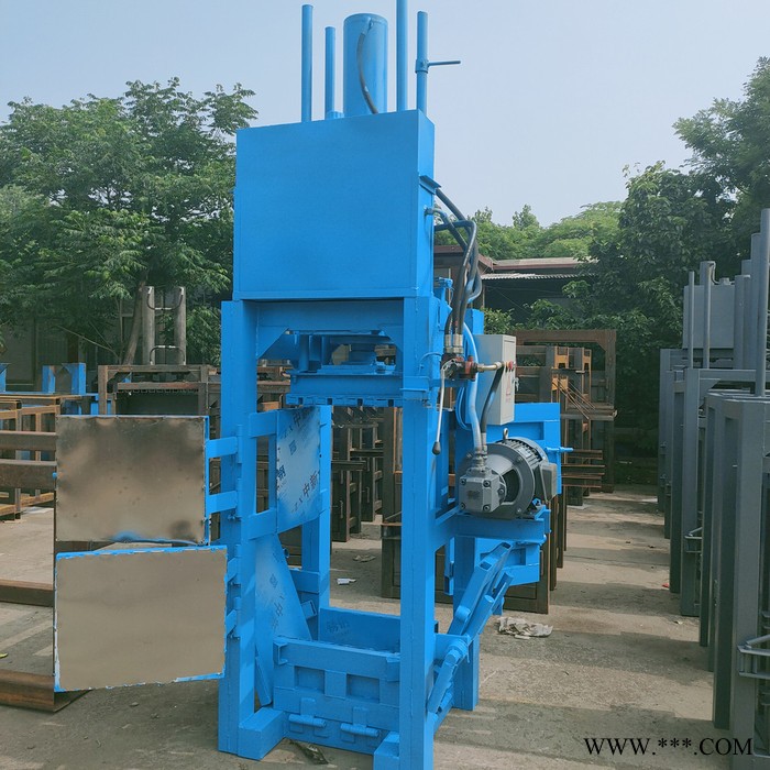 立式废铁皮打包机规格 立式海绵打包机图片图4