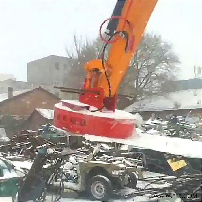 北碚区高频强磁起重电磁铁 起重机电磁铁起重吸铁盘价格图4