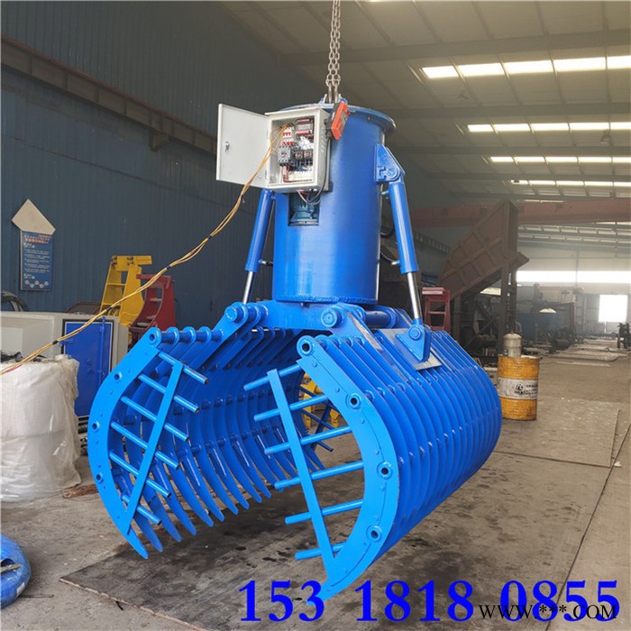 金越  天车液压抓斗 液压废铁抓钢机 废钢机抓斗图2