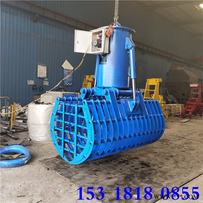 金越  天车液压抓斗 液压废铁抓钢机 废钢机抓斗图5