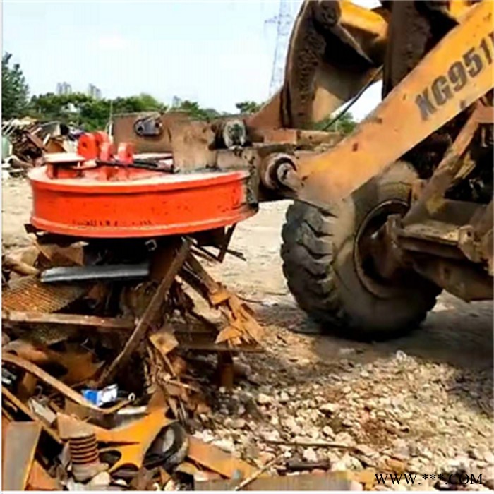 废铁强磁电磁铁 MW5-80起重电磁铁吸盘 鑫运废钢高频强磁吸盘生产商图3