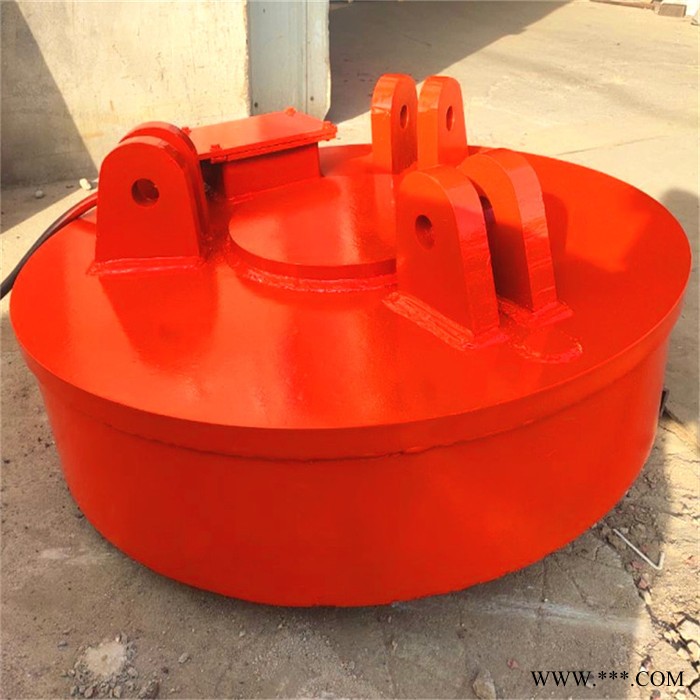 废钢废铁吸盘电磁铁 高频强磁直径90cm起重电磁铁 鑫运强磁电磁铁吸盘图3