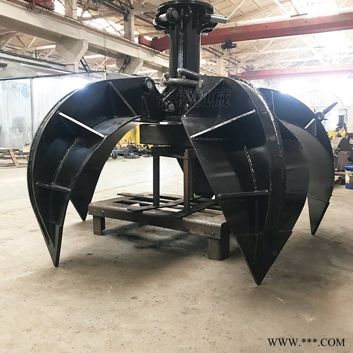 废铁抓 畅销液压莲花抓 石块金属废料抓 卡特挖掘机莲花抓图4