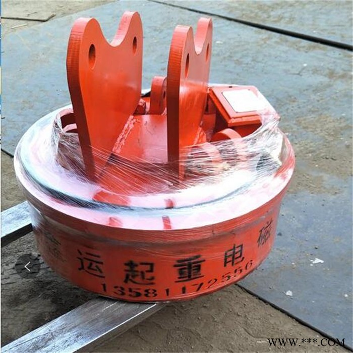 装卸废铁块起重电磁铁 圆形起重电磁铁吸盘 鑫运厂家批发图4