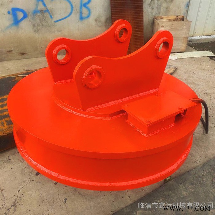 1.65米起重电磁铁废铁渣电磁铁吸盘汽车吊起重电磁吸盘供货商图5