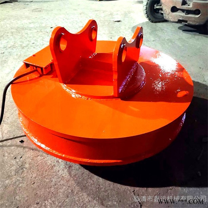 1.65米起重电磁铁废铁渣电磁铁吸盘汽车吊起重电磁吸盘供货商图2