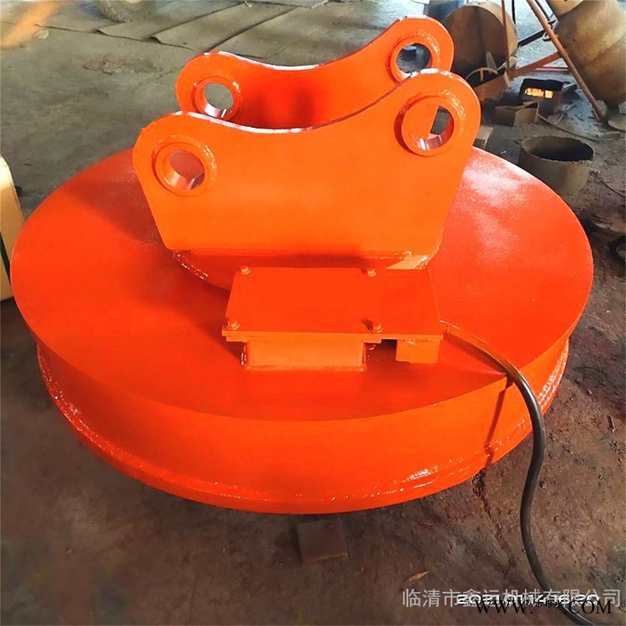 2吨强磁吸铁盘 起重装卸生产维修 鑫运 叉车改废铁吸盘式电磁铁图2