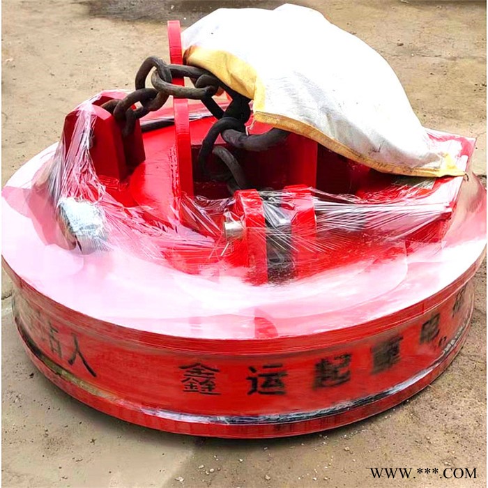 2吨强磁吸铁盘 起重装卸生产维修 鑫运 叉车改废铁吸盘式电磁铁图6
