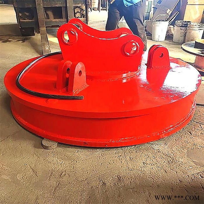 鑫运起重电磁铁 起重强励 挖机自发电强磁起重电磁铁 1米3吸盘图2