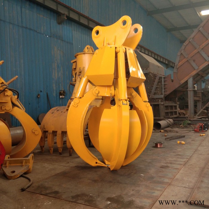 挖掘机抓钢机厂家  加固型抓钢机 现货直供 固定式抓废铁抓钢机图3