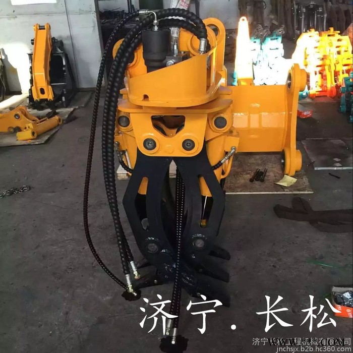 双缸旋转抓木器 DX300抓木器 液压抓木器抓废铁抓木器大开口抓木器图4