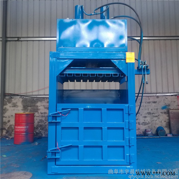 编织袋液压20吨打捆机 废铁桶50吨双缸立式液压打包机图2