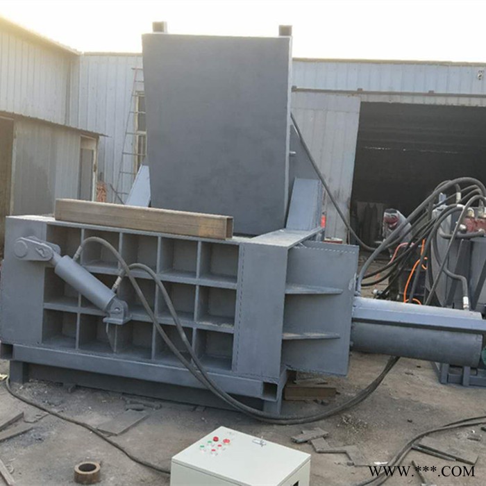 睿迪牌废铁废铝金属液压打包压块机 100吨铁屑压块成型机图3