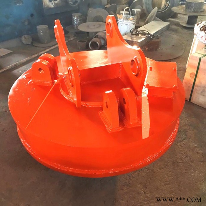 鑫运 MW5-90挖掘机起重电磁铁 废钢强磁起重电磁铁生产商图2