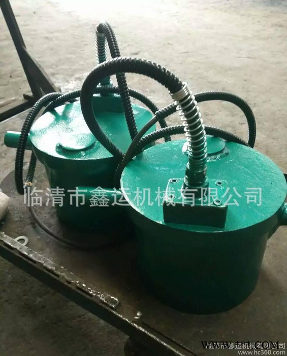 延边叉车废钢电磁吸盘厂家鑫运24伏废钢电磁吸盘 24伏圆形电磁铁吸盘价格图3