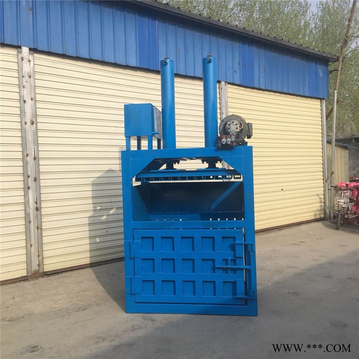 纸壳挤包机 富兴吨包立式打块机 金属废铁屑打包机图7