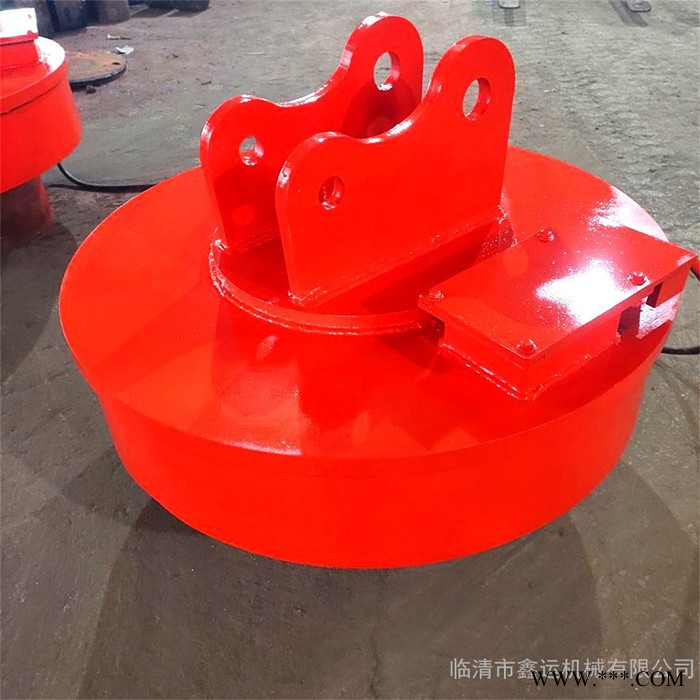 嘉峪关 起重电磁吸铁盘 70cm圆形电磁铁吸盘 吸力强劲图5