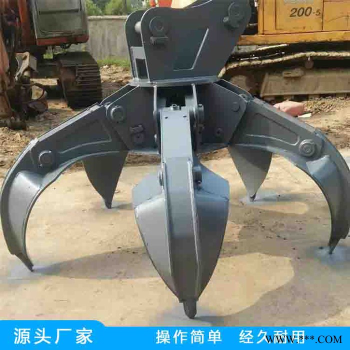 卡博恩液压抓钢机 双缸有力固定式抓废铁抓钢机 大型机械抓价格图7