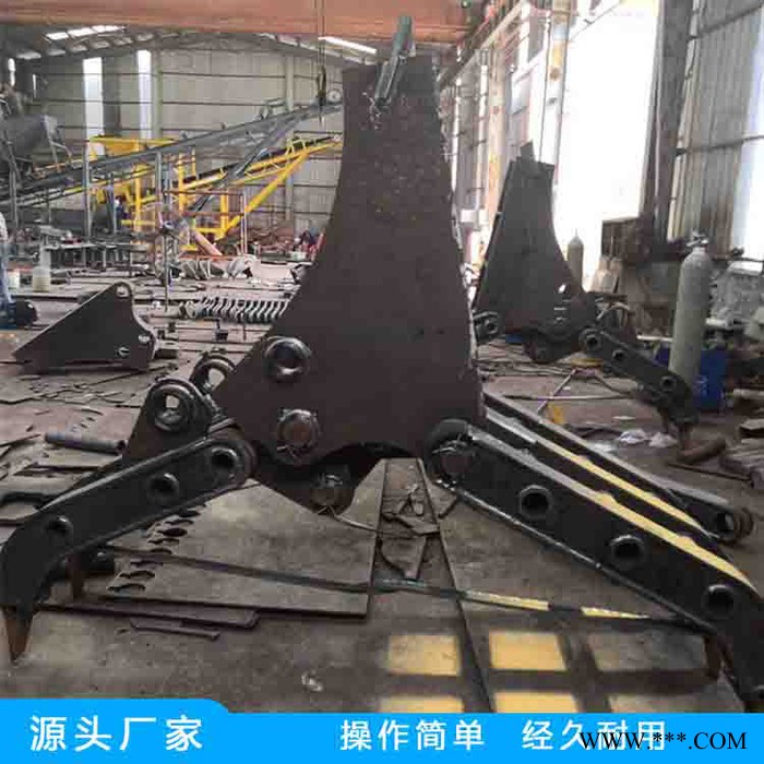 卡博恩液压抓钢机 双缸有力固定式抓废铁抓钢机 大型机械抓价格图6